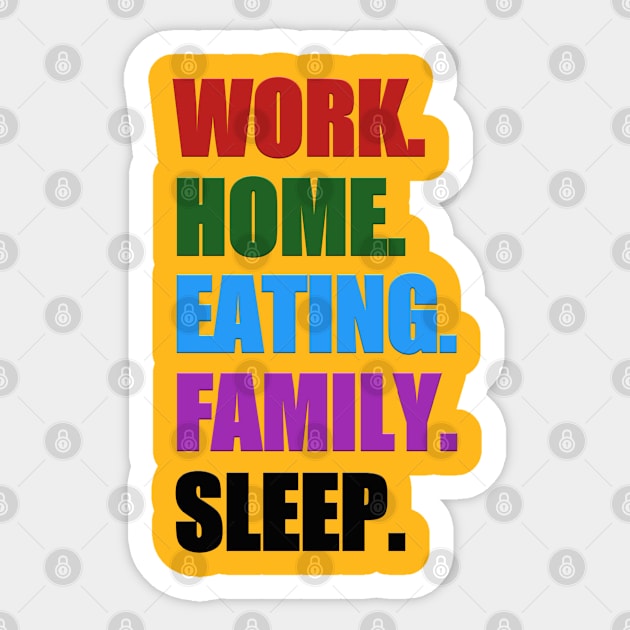 Work and home work hard Sticker by Blue Diamond Store